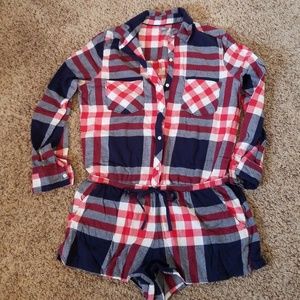 Flannel romper